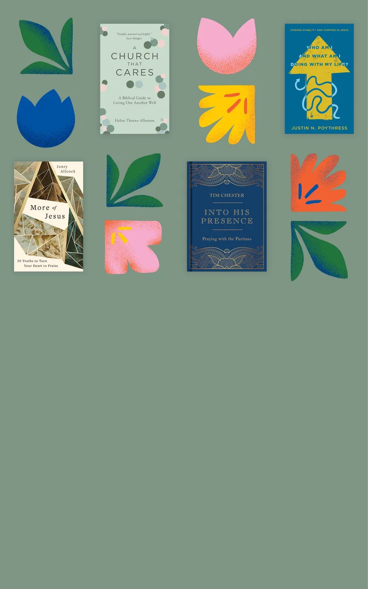 Graphic featuring some florals with books for spring