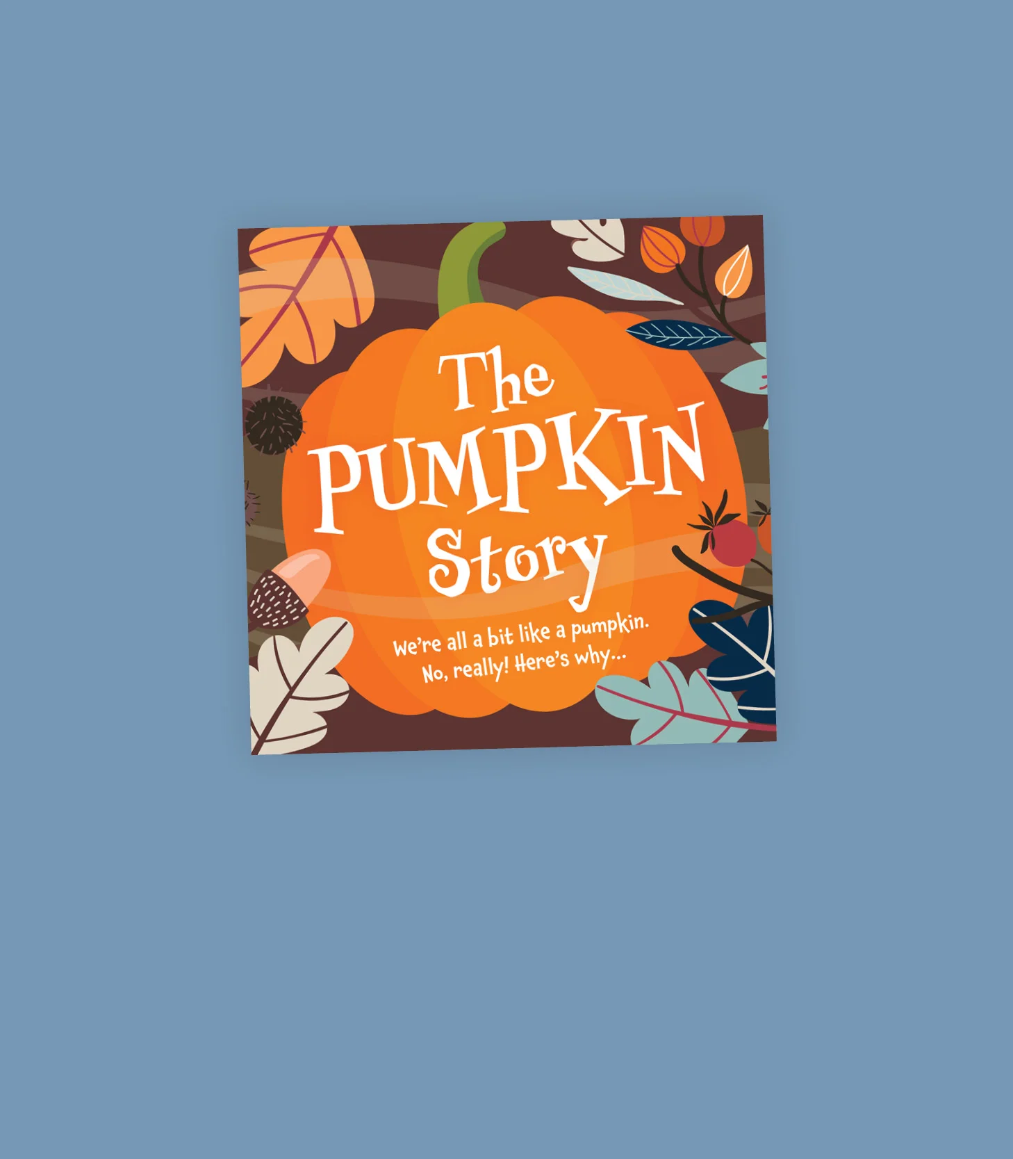Graphic featuring The Pumpkin Story tract for kids