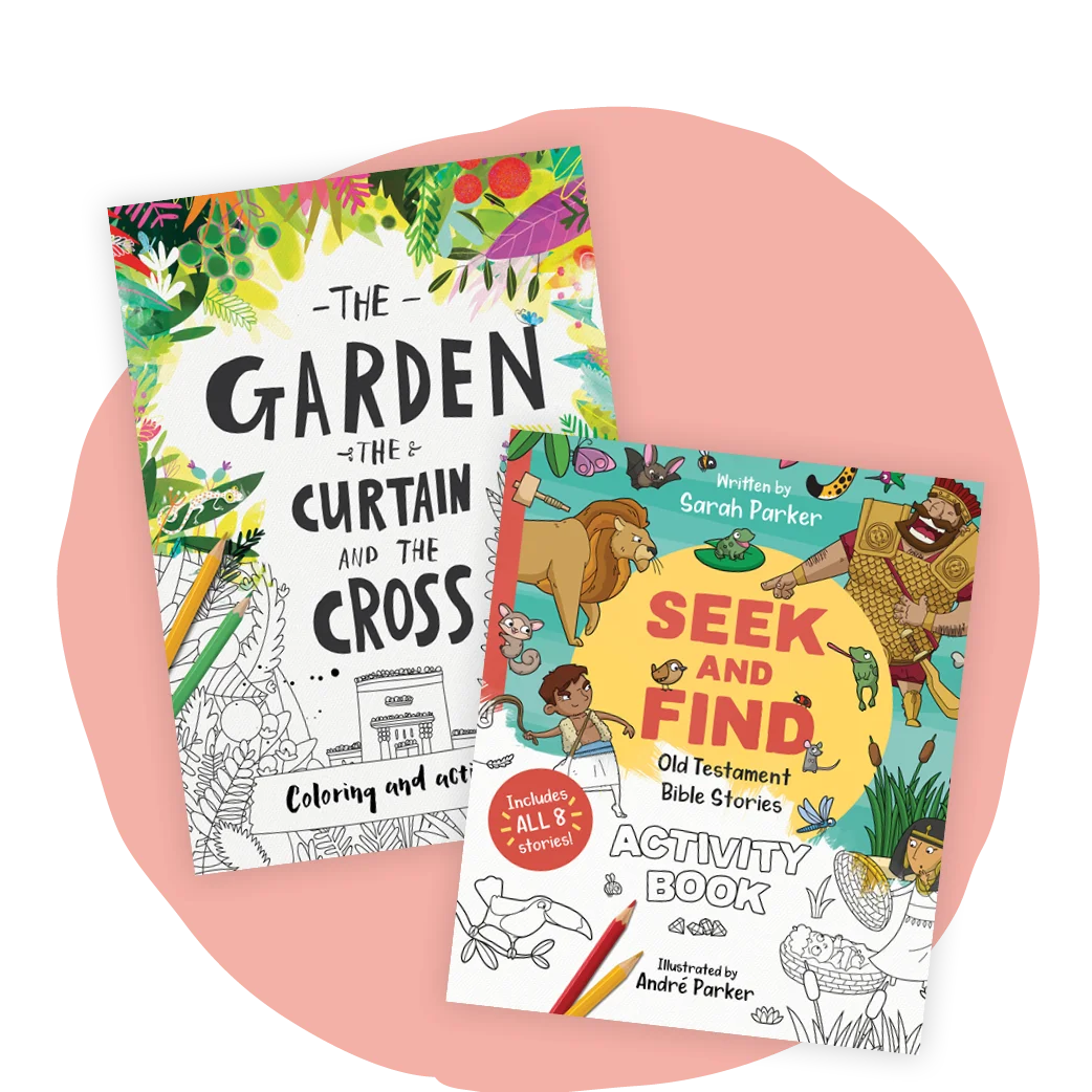 Graphic that features coloring books