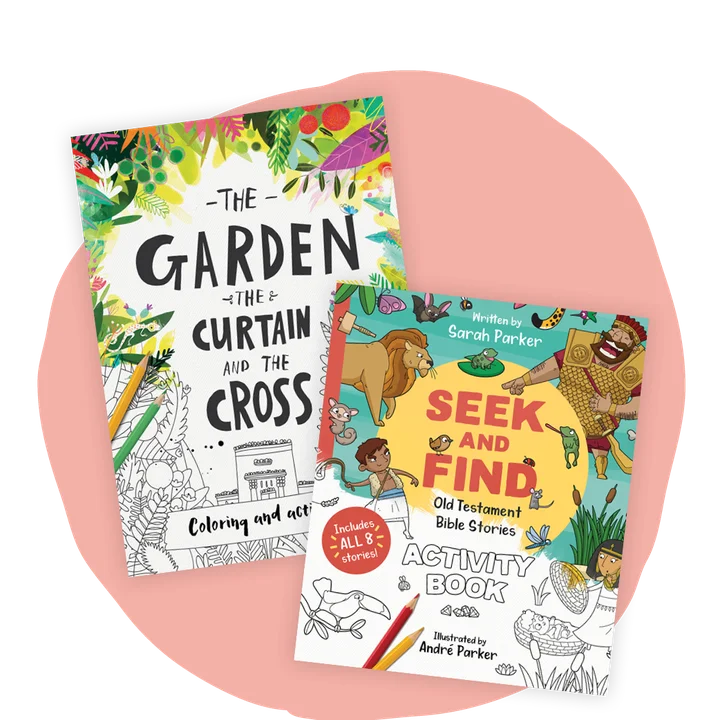 Graphic that features coloring books