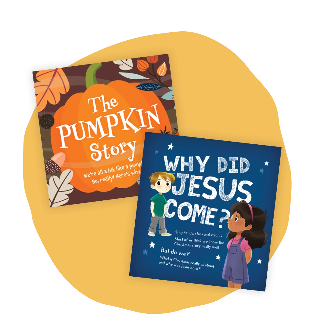 Graphic featuring tracts for kids