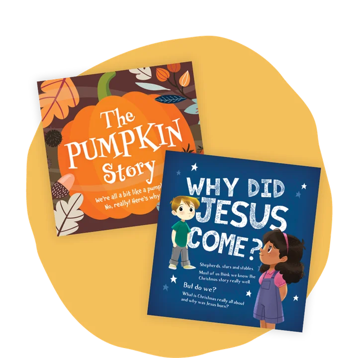 Graphic featuring tracts for kids