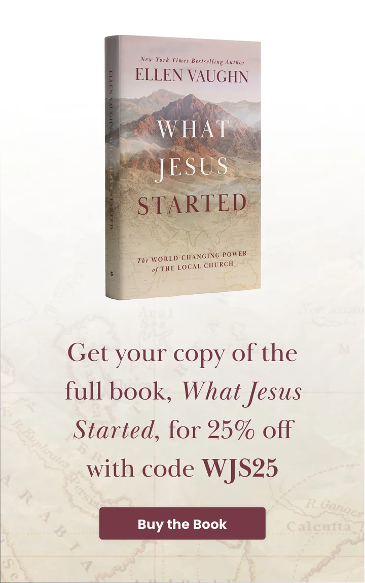 Graphic featuring What Jesus Started