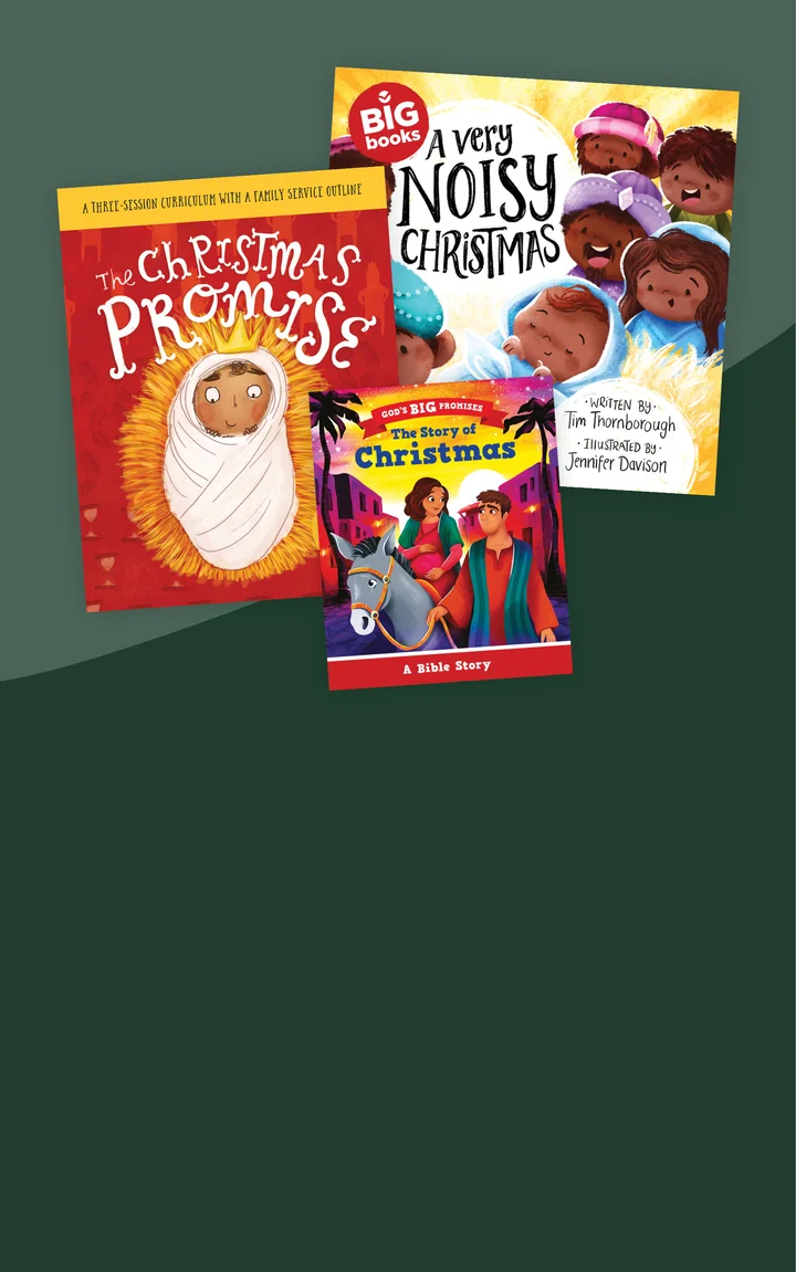 Graphic featuring several books that are pertinent to children's ministry