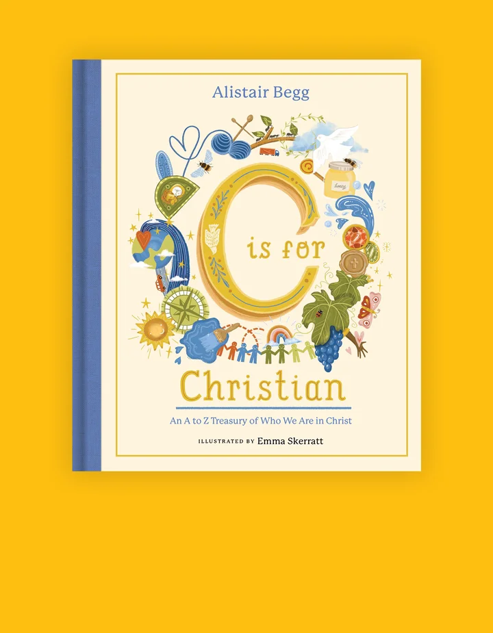 Graphic featuring C is for Christian by Alistair Begg