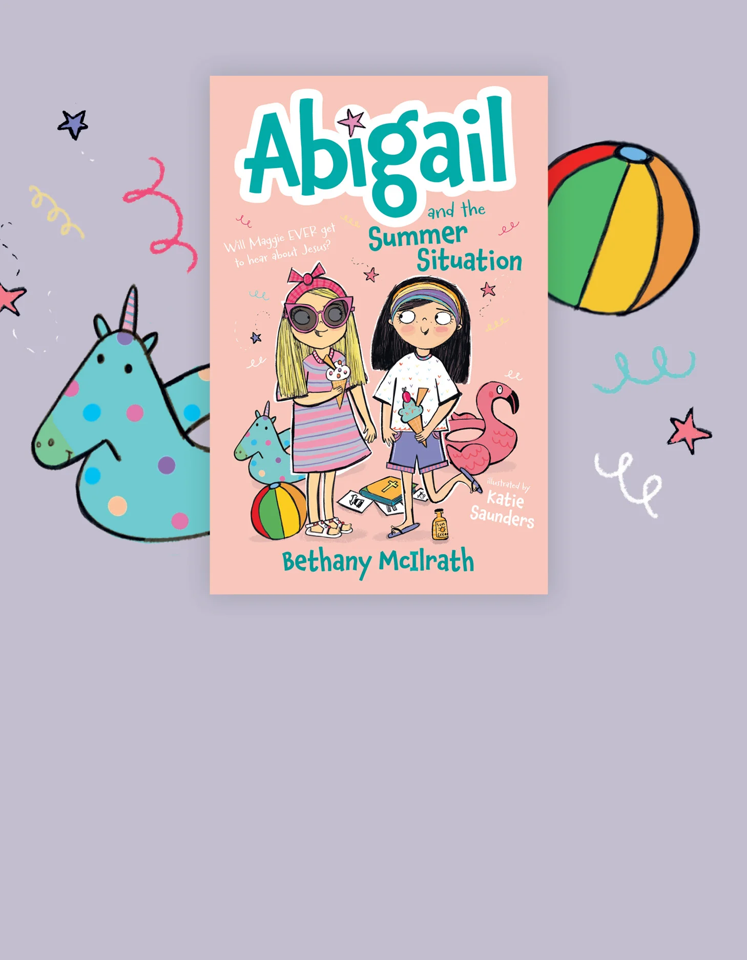 Graphic featuring Abigail and the Summer Situation