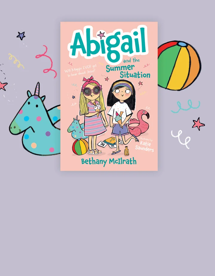 Graphic featuring Abigail and the Summer Situation