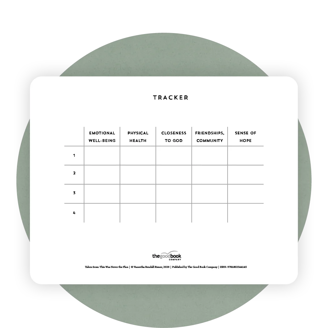 Graphic featuring a printable tracker