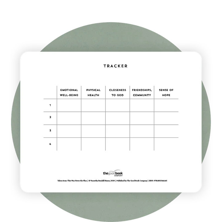 Graphic featuring a printable tracker